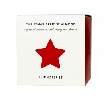 Teministeriet Christmas Рассыпной Черный чай с абрикосом и миндалем 100g