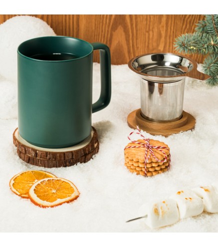 Kusmi Tea Tsarevna Gift Set - Loose Tea 120g and Infuser Mug with Lid