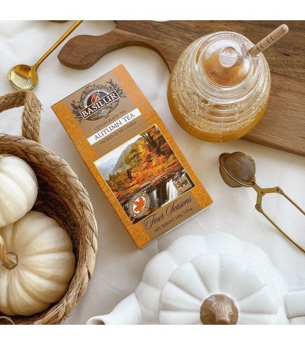 BASILUR AUTUMN TEA черный чай 100г 4 Seasons картон.