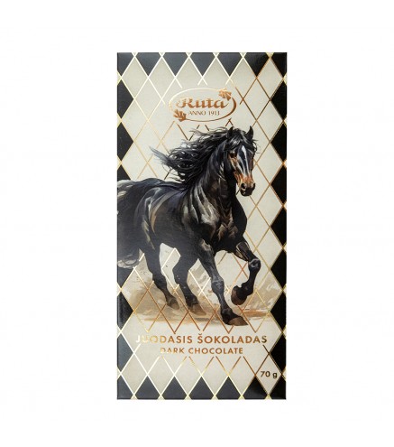 Dark chocolate (55 %) “Wishing you energy!”, 70 g RUTA