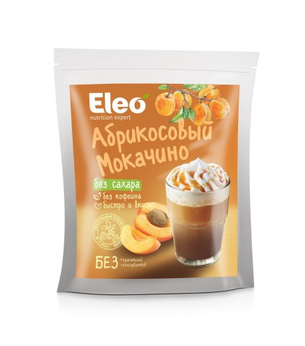 Eleo bezcukura aprikožu mokačīno 150g
