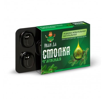 Резинка жевательная Смолка таежная №5 по 0,8 г Иван Да