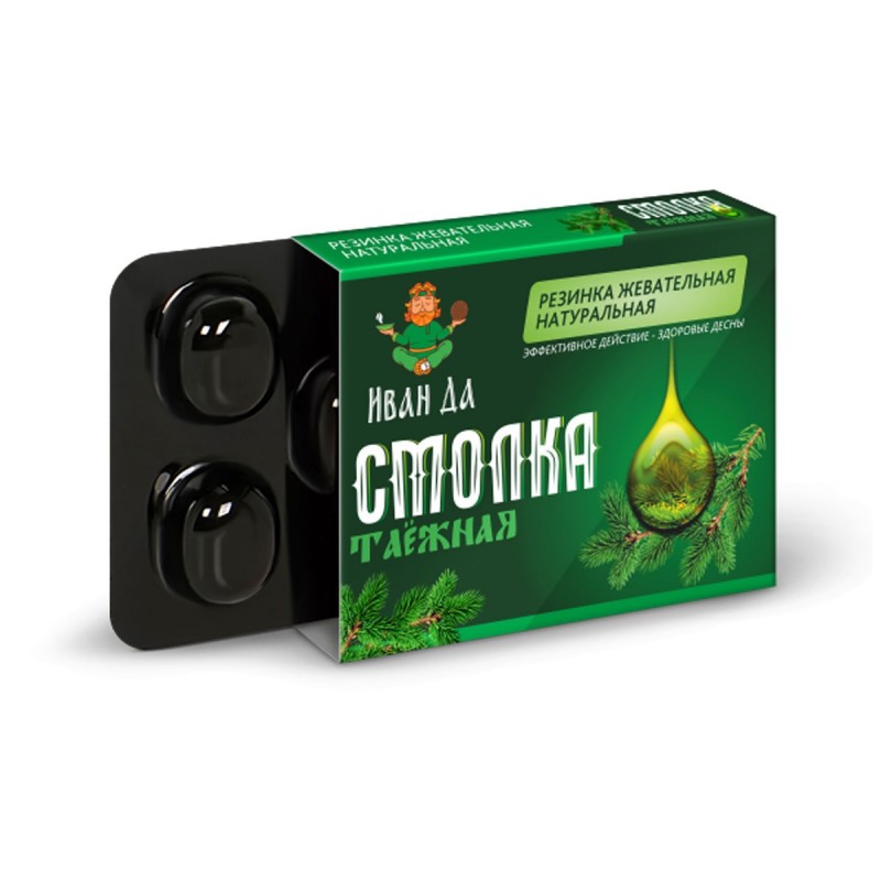 Резинка жевательная Смолка таежная №5 по 0,8 г Иван Да