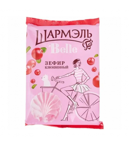 Zefīrs "Sharmel" "Belle" dzērveņu 150 g