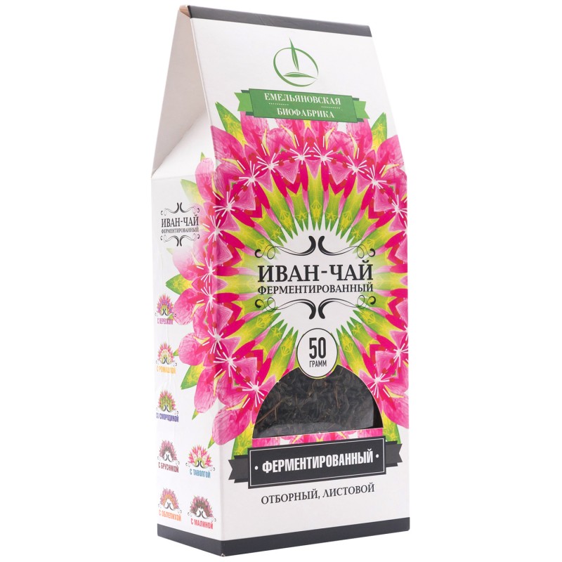 Biofabrika Ivan-tea leaves, fermented 50 g Biofabrika Ivan-tea leaves, fermented 50 g