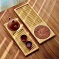 Натуральный бамбуковый поднос для подачи чая