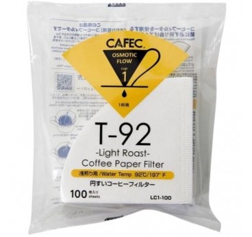 Фильтры бумажные Cafec Light Roast размер 01, 100 шт.
