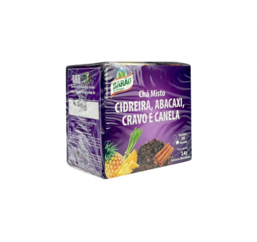 Чай Barao Cidreira с ананасом, гвоздикой и корицей, 10 пакетиков, 14 г
