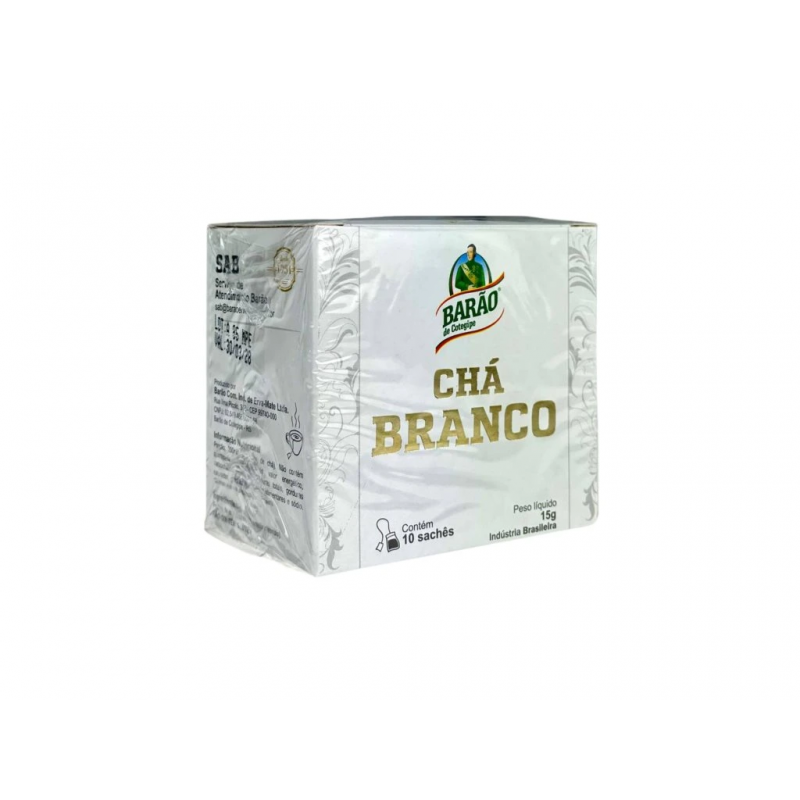 Белый Чай Barao Cha Branco, 10 пакетиков, 15 г Белый Чай Barao Cha Branco, 10 пакетиков, 15 г