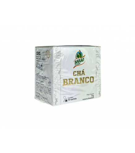 Barao Cha Branco White Tea, 10 tea bags, 15g