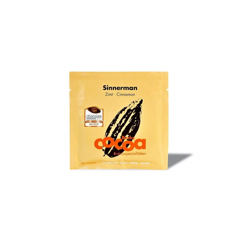 MINI Becks Cocoa BIO šķīstošā šokolāde SINNERMAN ar kanēli un kardamonu 25g BIO