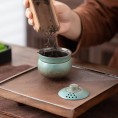 WEN ZHE Mini Ceramic Tea Set with Case - gaiwan and 1 cup