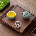 WEN ZHE Mini Ceramic Tea Set with Case - gaiwan and 1 cup