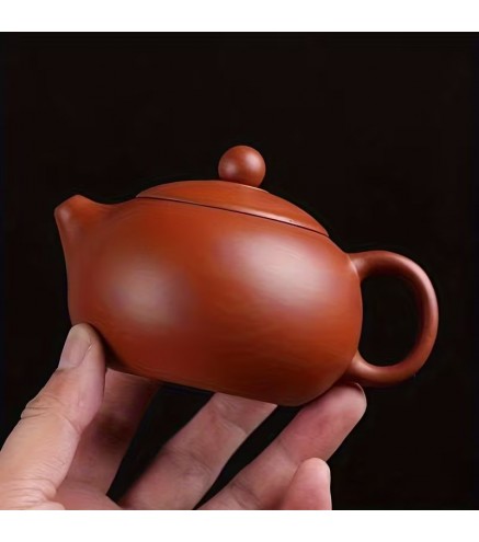 3pcs Premium Handcrafted Ceramic Tea Set - Includes Xishi Pot & 2 Cups