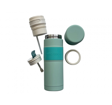 Stainless steel thermos for Mate 700ml Dark Green