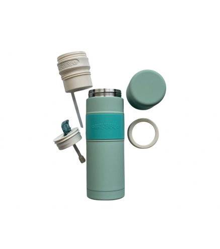 Stainless steel thermos for Mate 700ml Dark Green