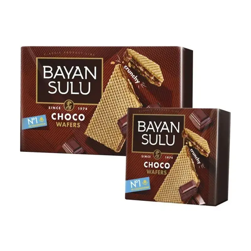 Šokolādes vafeles ar pildījumu Bayan Sulu Choco, 105g