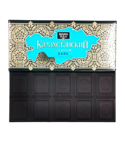 Šokolāde "Bayan Sulu" "Kazahstāna Dark" 82% 100 g