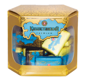 "BAYAN SULU" "Kazahstāna" šokolādes konfekšu asorti dāvanu kastītē, 180g