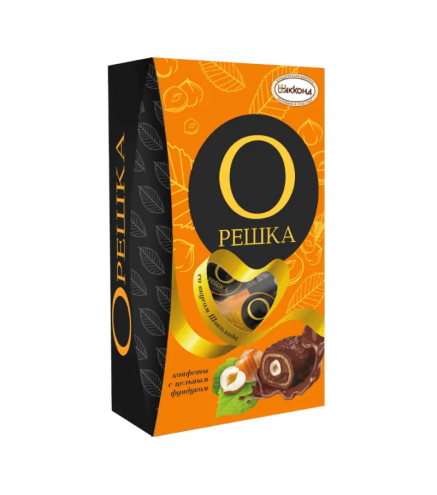 Oreshka chocolate-flavored whole hazelnut candies, 150g