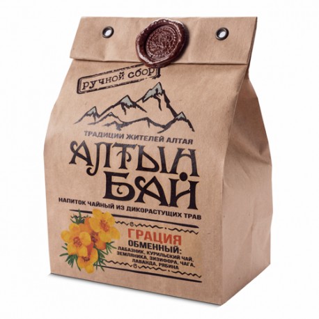 Altyn Bai tea drink from wild herbs GRACE slimming 100g