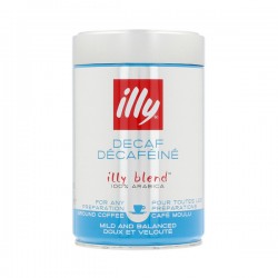 Ground coffee Illy Espresso Decaffeinato 250g