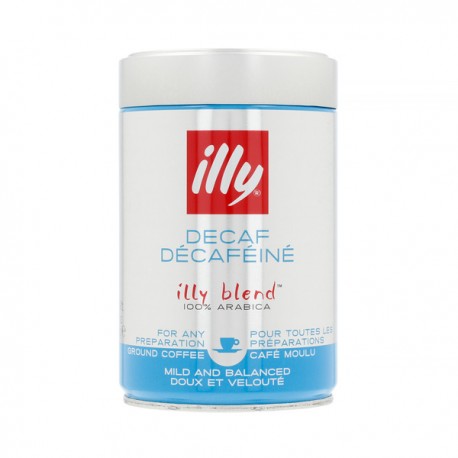 Ground coffee Illy Espresso Decaffeinato 250g