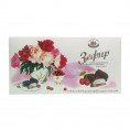 Chocolate zephyr "PION" vanilla on cookies with cherry filling 180g