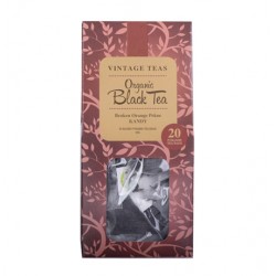 Vintage Teas Organic Black Tea 20 silken pyramid teabags 50g
