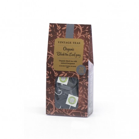 Vintage Teas Organic Earl Grey 20 pyramids 50g