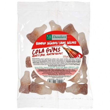 Damhert Without Sugars Cola Gums 100g