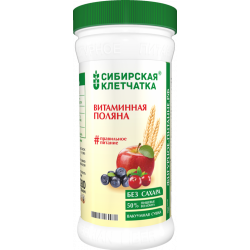 "Siberian fiber" with berries Vitamin Meadow 280g Vitaminnaya Polyana