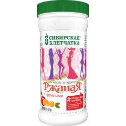 «Сибирская клетчатка» Ржаная с фруктами 350г