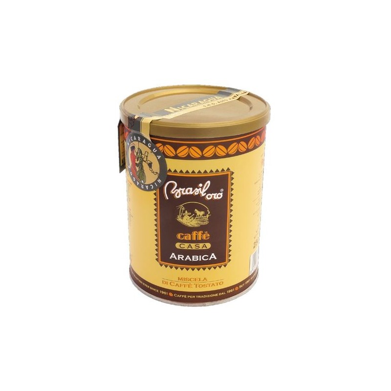 Ground coffee Brasil Oro Casa Arabica Nicaragua 250g Ground coffee Brasil Oro Casa Arabica Nicaragua 250g