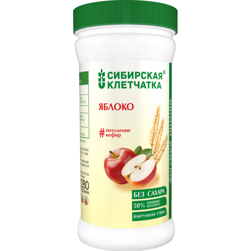 "Sibīrijas šķiedra" Ābolu 280g