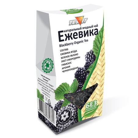 Teavit Натуральный ягодный чай "Ежевичный" (пачка 50гр) Годен до октября