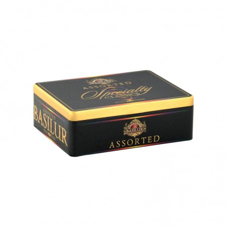 Black and green tea ‘SPECIALTY CLASSIC’ 60pcs 115g metal Gift box BASILUR