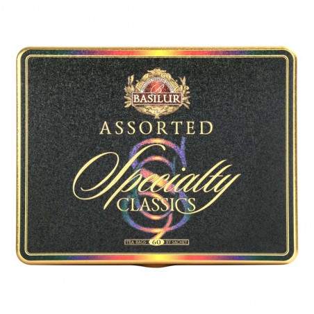 Black and green tea ‘SPECIALTY CLASSIC’ 60pcs 115g metal Gift box BASILUR