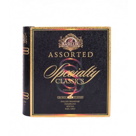 Black and green tea ‘SPECIALTY CLASSIC’ 60g Tea Book Gift box BASILUR