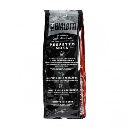 Ароматизированный молотый кофе Bialetti Perfetto Moka Cioccolato шоколадный 250g