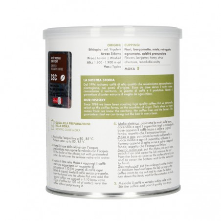 Ground coffee Le Piantagioni del Caffe Yrgalem Ethiopia 250g