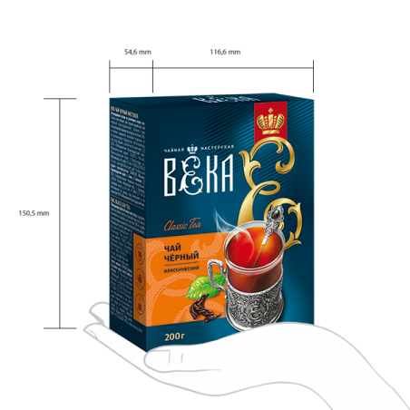 Краснодар Классический Чай черный крупнолистовой 200г