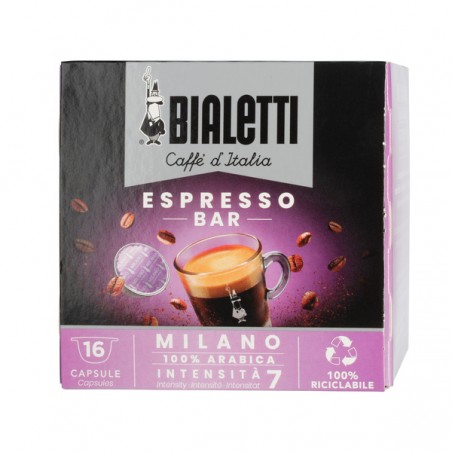 Bialetti - Milano - 16 kafijas kapsulas Nespresso