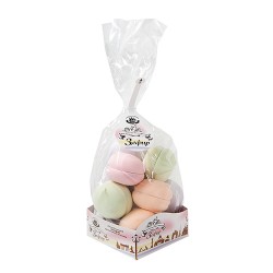 Zefīrs "Franču deserts" 380g "Apelsīns, Zaļais Ābols, Mellenes, Zemenes"