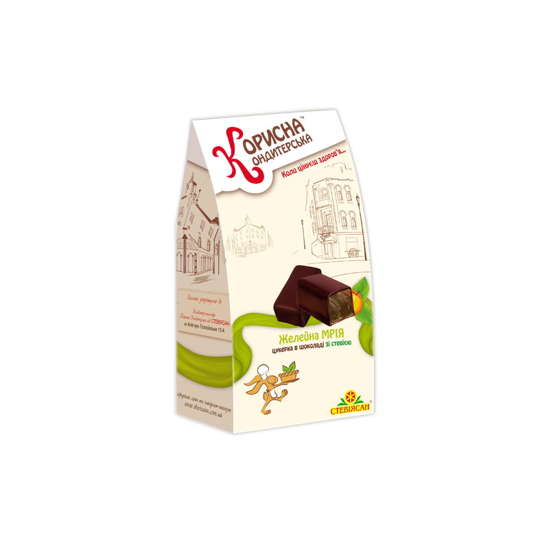 Konfektes šokolādē "Jelly DREAM" ar stēviju, 150 g Steviasun Konfektes šokolādē "Jelly DREAM" ar stēviju, 150 g Steviasun