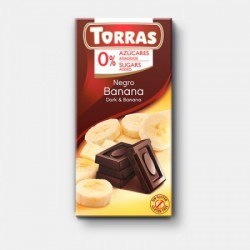 Dark chocolate with banana,...