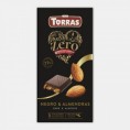 Tumšā šokolāde ar mandelēm, Torras Zero, 150 g
