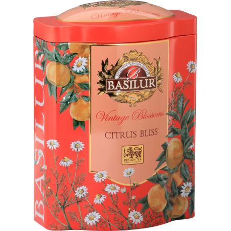Черный чай VINTAGE BLOSSOMS CITRUS BLISS 100г BASILUR