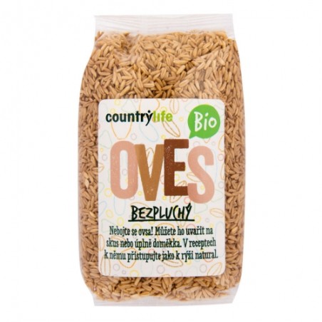 Oats, bare grain BIO, COUNTRY LIFE 500 g