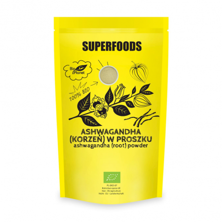 Ašvagandas pulveris, BIO BIO PLANET 150g